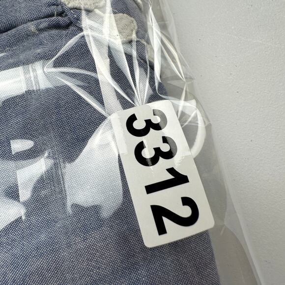 Boden Top Womens 4 Blue Chambray Embroidered Boho Beach Preppy Coastal Resort - Picture 10 of 11